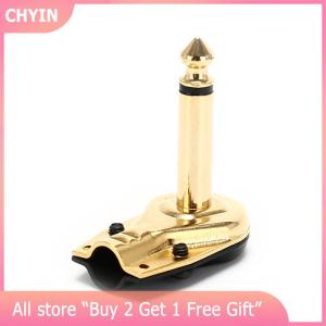 [COD] CHYIN 6.35mm Guitar Effects Pedal Connector Jack Adapter Electric guitar plug