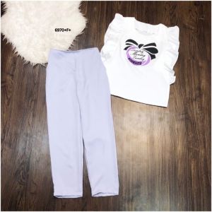 CC 6970 ชุดเซท ชุดทำงาน ชุดใส่เที่ยว สวย (ฟรีไซส์ M อก 32-36 เอว 26-32 สพ34-38)