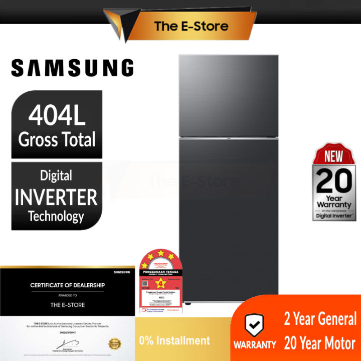 Samsung 500L Digital Inverter Twin Door Fridge Top Mount Freezer