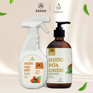 [Mới] Xịt lau bếp đa năng JULYHOUSE chiết xuất Bồ Hòn và tinh dầu Trắc Bách Diệp sạch vết bẩn dịu da tay - AZAGO