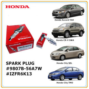 Honda City 1.5 GD8 SEL City 1.5 GM2 TMO CRV CR-V 2.0 SWA Accord 2.0 TAO Laser Iridium Spark Plug [1 Set (4 Piece)]
