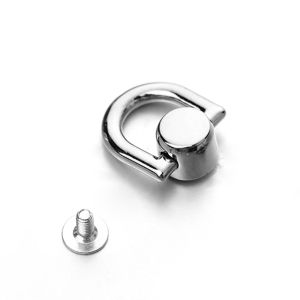 4 cái D vòng hợp kim kẽm túi có khóa kéo biến đổi khóa Phụ kiện tự làm túi xách Bộ đồ nghề điện thay thế chuỗi khóa điều chỉnh phần cứng