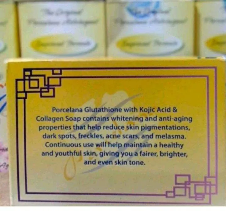 GLUTATHIONE PORCELANA SOAP WITH KOJIC ACID &COLLAGEN | Lazada PH