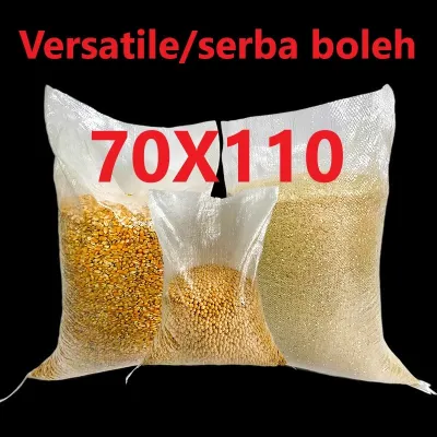 New Transparent Guni Pastic Bag 透明编织袋高透亮白蛇皮袋子打包袋加厚包装袋