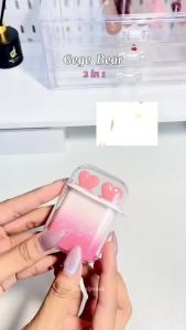 ลิปกรอสทรงหูฟัง 2 ชิ้น ลิปสติก ฉ่ำวาว นุ่มละมุน ติดทนนาน ให้ความชุ่มชื้น จูบไม่หลุด กันน้ำ