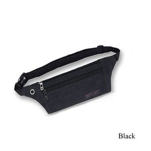 WCYC Multi-Pockets Satchel Casual Wallet Storage Bag Waist Packs Hip Purse Fanny Pack Canvas Belt Bags