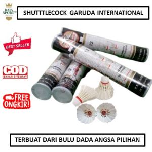 Shuttlecock Badminton GARUDA International / Kok Bulutangkis Garuda - Kok Indonesia - Kok Badminton - Kok Bulutangkis - Kok Turnamen - kok bulu angsa