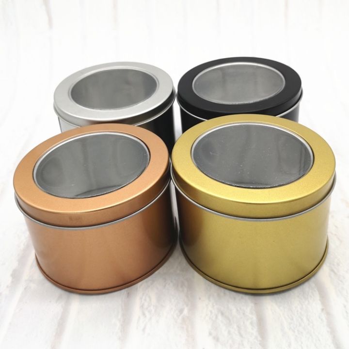 1pc Tin can w/ Window Metal Storage Box for Gift Chocolate Candy Cake Tea  Jar Can Jewelry Cake Jar Lazada PH