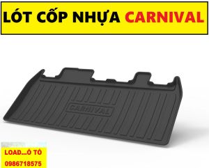 Lót Cốp Nhựa Dẻo KIA Carnival 2026-23 Mẫu Nhựa Dẻo ABS Cao Cấp