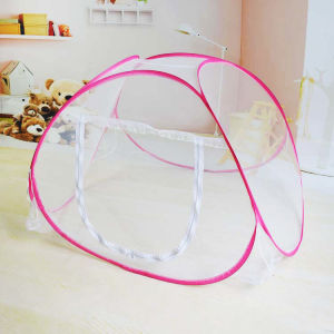 Baby Bedding Mosquito Net Foldable Infant Cot Mosquito Netting Portable Pink Blue Newborn Baby Crib Install Free Mosquito Tent anti dust