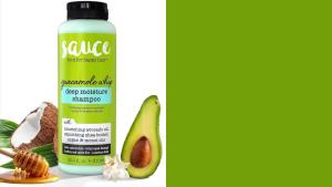 SAUCE BEAUTY Guacamole Whip Shampoo (10.5 Fl Oz) Deep Moisture Shampoo with Shea Butter and Avocado Argan Monoi & Coconut Oils Frizz Control and Hair Repair Formula For All Hair Types