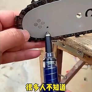Chainsaw Grease Gun Pen Manual Oiler Syringe for Guide Bar Rail Lubrication Portable
