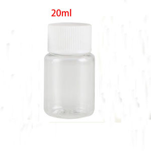 JON09 PET Clear Pill Container Chemical Container Plastic Reagent Vials Spray Bottle Seal Bottles Refillable Bottles Bottle Container