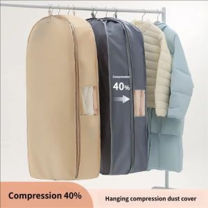 GTRBFDS with Zipper Compression Dust Cover Hanging Space Saving Garment Bag Durable Down Jacket Cover