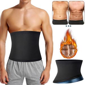YTM Sweat Trimmer Belt Belly Shapewear Sports Waist Trainer Corset Fitness Abdominal Belt Male Abdomen Reducer