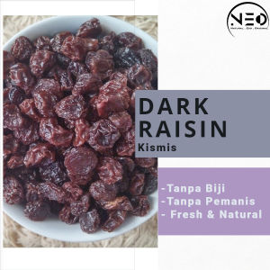 Dark Raisin Kismin 500 gr / Raisin 500gr / Kisimis Murah Kering Merah Hitam Tanpa Biji 500 gr gram