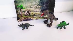 [SG] Walking T-Rex Dinosaur w Sound/Dinosaurs Model Figurine Toy for Kids/Tyrannosaurs Rex/Children Interactive Gift