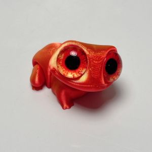 MMLUCK Mắt to dễ thương Đồ trang trí ếch in 3D Hoạt hình Thực tế Mô hình ếch in 3D Điêu khắc ếch Đồ thủ công Đồ chơi ếch in 3D Trẻ em