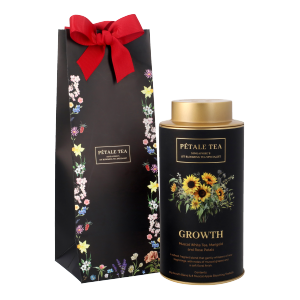 Pétale Growth - Classic Storytelling Tin (Pétale Tea Blooming Flower Tea)