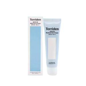 Torriden DIVE IN Moisture Sun Cream SPF50+ PA++++ Low Molecular Hyaluronic Acid Panthenol Hydrating Korean Sunscreen 60ml