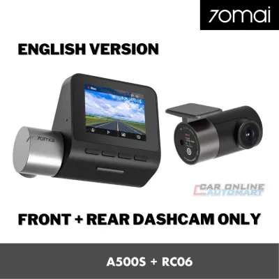 ✨Free Gift✨100% ORIGINAL 70mai A500s [Front+Rear] Dashcam Car Recorder PRO Plus+ DVR Camcorder 1944P Super Clear Camera WiFi App Control GPS Built-in ADAS