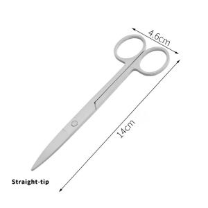 14/16cm Gamefowl Rooster Feather Trimming/Stainless Steel Scissors Gaffing/Poultry Supply Accessories