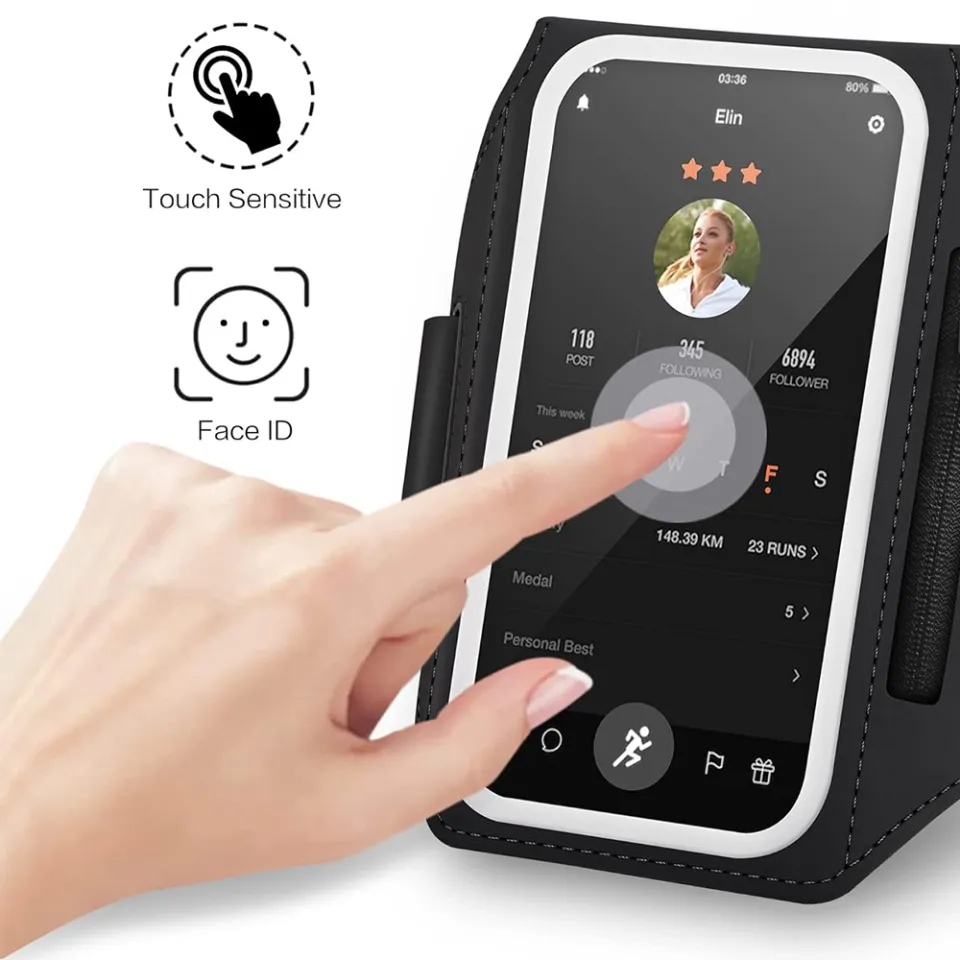 Sports Running Mobile Phone inch Arm Bags Armband Waterproof Neoprene  Cell Phone Arm Case