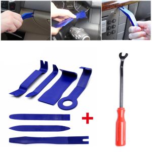 8PCS Practical Auto Car Radio Install Panel Trim Removal Tool Repair Door Panel Clips Remover Plastic Pry Kit