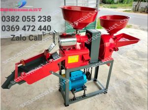 Máy xát gạo gia đình điện áp 220v năng suất cao