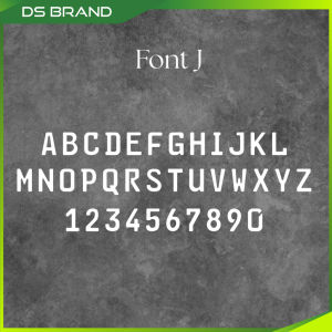 Acrylic 2D Plate Motor Premium Number Plate DS Brand M