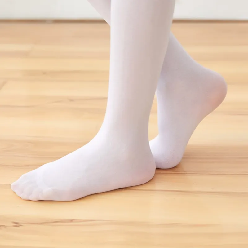 Children's Dancing Socks Girls' Velvet Long Dance Sock and Crotch