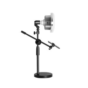 85W Light Bulb Photography Light With Desktop Stand and Phone Clip 3-color Light Remote Control Adjustment