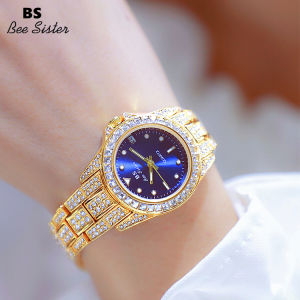 Ykai 1725 New Arrival Factory Direct Fashion Womens Watches Casual Stainless Steel Alloy Strap Calendar Quartz Waterproof Bracelet Watches Elegant Full Diamond Austrian Rhinestone Luxury Ladies Wrist Watches