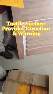 30x30cm Rubber PVC Blind Road Brick Tactile Warning Tile Guide Path For Blind People Outdoor Floor Sidewalk Use