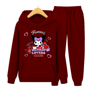 NF - Setelan Sweater Hoodie Kuromi | Setelan Anak