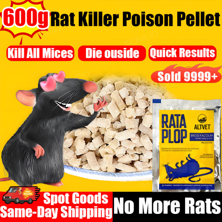Rat Control Pellets 600g Rat Killer Poison Pellet Rat Killer Repellant For Home, Rat & Mice ...