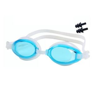 NEXTYOO Dây đeo đầu có thể điều chỉnh Kính bơi Miếng đệm mắt silicon mềm Ống kính HD trong suốt Gương bơi chống sương mù Thực tế Nút bịt tai Kính bơi chống thấm nước Thể thao dưới nước