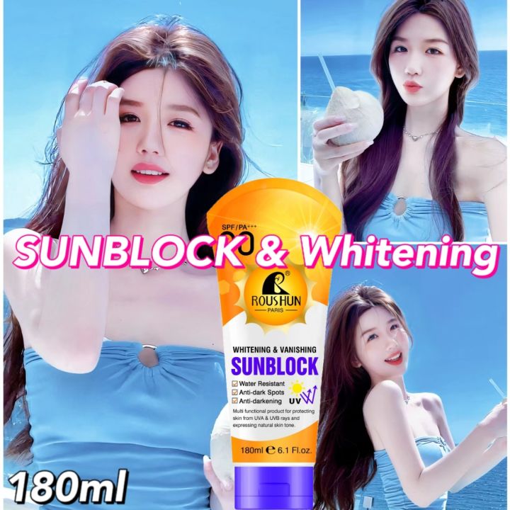 Whitening UV Sunscreen Cream SPF90 Sunblock PA 180ml