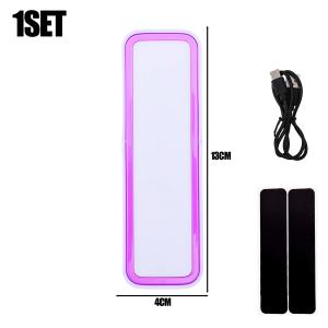 LED Magnetic Reading Lights Portable 3-level Dimming Dormitory Desk Lamps with Brackets USB Rechargeable Eyes Protection Light