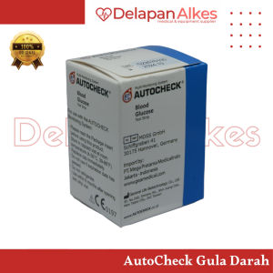 Strip AutoCheck Gula Darah Blood Glucose isi 25 strip tes