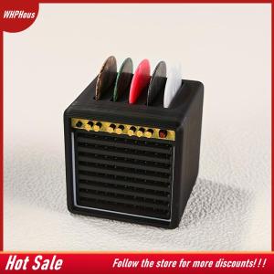 【COD】🔥🔥🔥 3D Printed Portable Guitar Pick Holder With Drawer Waterproof Dustproof Guitar Picks Organizer Picks Storage And Display Gifts