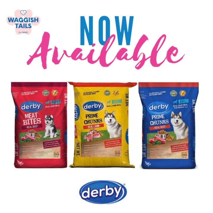 Derby Dog Food Puppy/Adult (1kg Repacked) Lazada PH