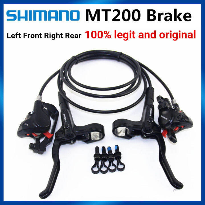 Shimano hydraulic brake clearance mt200