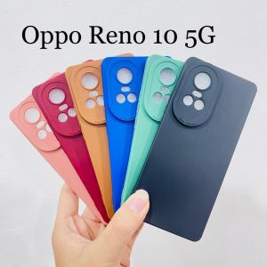 Soft Case Silikon Silica Gel Pro Camera Candy Macaron 3D Kamera Kompatibel Untuk Oppo Reno 10 5G Reno 10 Pro 5G Reno 10 Pro Plus 5G