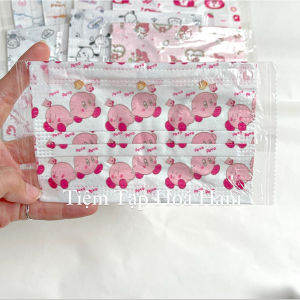 Set 10 Khẩu Trang Cho Bé Nhiều Họa Tiết Hoạt Hình Dễ Thương Gấu Dâu Kitty Gấu Pooh Cinnamoroll Đáng Yêu