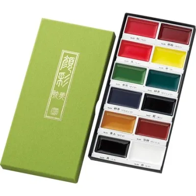 Kuretake Gansai Tambi Watercolors (12/18/24/36/48 Colors)