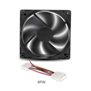 4Pin 3pin 120mm PC trường hợp Fan yên tĩnh 12cm Quạt Tản Nhiệt Máy Tính yên tĩnh quạt làm mát CPU 12V DC không chổi than mát