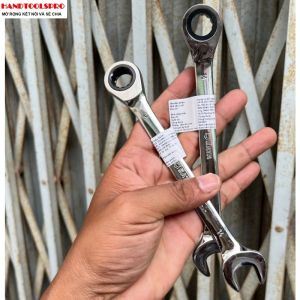 Sata 46607 /Cờ lê vòng miệng tự động 2 chiều 14mm (có khóa gật điều chỉnh)