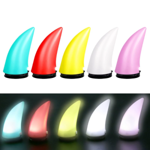 Electric Bike Motorcycle Helmet Cool Devil Ox Horn Decor Off Road Headwear Accessories Car Styling Decoration Cool Devil