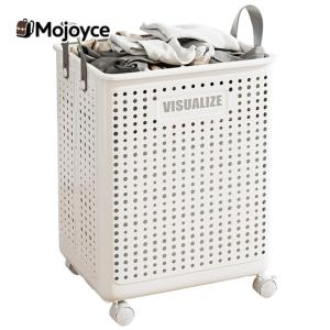 Multi-Functional Laundry Basket with Wheels Large Laundry Organizer for Bedroom Bathroom and Utility Room